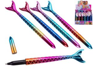 Propiska ve tvaru ocasu mořské víly 16,5cm 4barvy