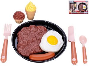 Sada jídelní s talířem 9ks v krabičce