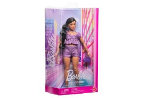 Barbie Deluxe modelka - Fialové šortky JFP43