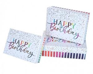 Dárková krabička Happy Birthday sada 3ks