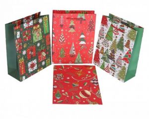 Dárková taška vánoční 23cm/18cm/8cm