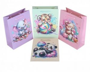 Dárková papírová taška 23cm/18cm/8cm