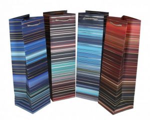 Dárková taška na láhev 38cm/11cm/11cm