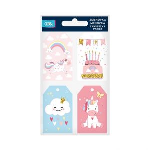 ALBI Dárková visačka 12 ks - Jednorožec