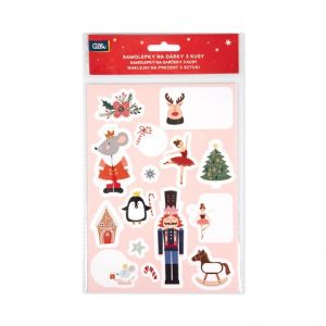ALBI Samolepky na dárky 3 ks - Vánoce pro děti
