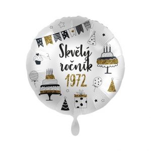 ALBI Balónek fóliový Skvělý ročník 1972