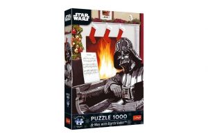 Puzzle Premium Plus: Star Wars - Vánoce s Darth Vader 1000 dílků 48x68,3cm v krabici 27x40