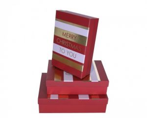 Dárkové krabice Merry Christmas velká