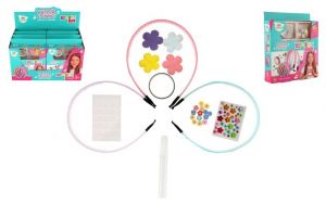 Kreativní sada Vytvoř si čelenku 2 druhy v krabičce 19x23x5cm