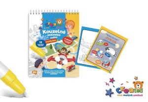 Kouzelné malování vodou/blok s tužkou doprava created 4 listy 17x23x2cm