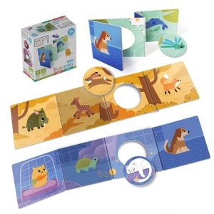 KukiKuk 80058 - Sada 3 KUKI leporel Zvířátka