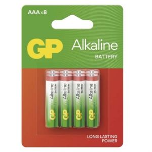 GP Alkalická baterie GP Alkaline AAA (LR03), 8 ks