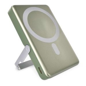 EMOS Powerbanka EMOS WI 1031, 10 000 mAh, 20 W+Wireless, army-green