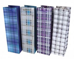 Dárková taška na láhev 38cm/11cm/11cm