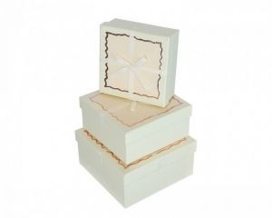 Dárková krabička Růžová elegance sada 3ks