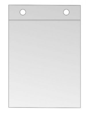 Obal na stravenky 120mic. 11,2cm x 16,5cm x 0,5cm - 1kus