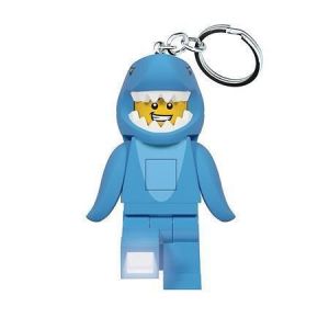 Klíčenka s LED osvětlením "Shark Suit Guy", LEGO LGL-KE155