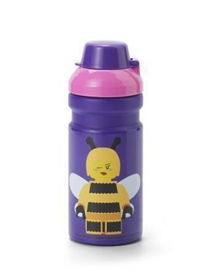 Láhev "Bee", fialovo-růžová, 390 ml, LEGO 40560802