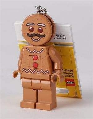 Klíčenka s LED osvětlením "Gingerbread Man", LEGO LGL-KE182H
