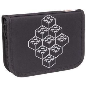 Penál plný "Bricks", černá, LEGO 20085-2511