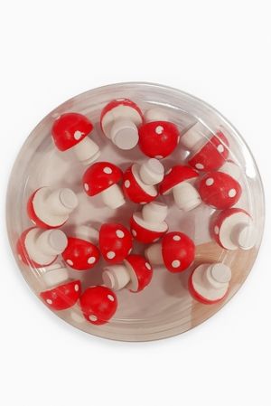 Dekorace hříbek s lepíkem 1,5cm