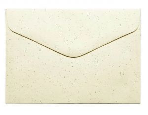 Ozdobné obálky Pepper - C6 120, krémové, kropenatý vzor, 10 ks