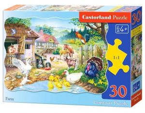 TREFL PUZZLE 30EL CASTORLAND Na dvorku