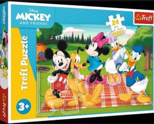 TREFL Puzzle 24 dílků Oblíbený Mickey Mouse