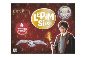 Pracovní sešit se samolepkami Lepím si znovu a znovu Harry Potter CZ verze 28,5x23cm