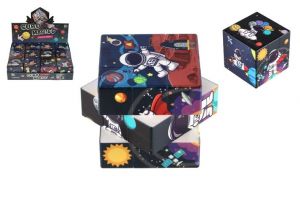 Kostka hlavolam vesmír 3x3x3 plast ve fólii 6x6x6cm