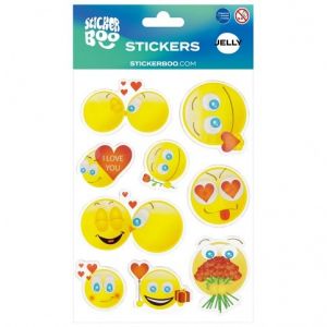 Gelové samolepky Emotikony 150×260 mm