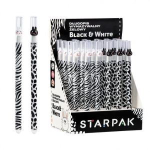 Pero gumovací se 0.7 black & white