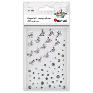 Samolepící KRYSTALY, MOTÝLCI
