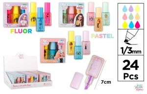 Hlavní papír Zvýrazňovač tvaru lak na nehty 3 ks MIX