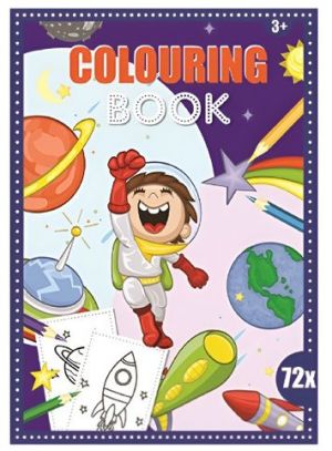 Kniha omalovánek 72 stran A4 vesmír