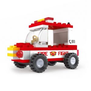 Kompatibilní stavebnice BLOXO hasiči auto 48 ks