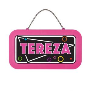 ALBI Neonová cedulka se jménem - Tereza