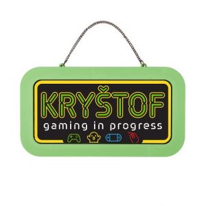 ALBI Neonová cedulka se jménem - Kryštof