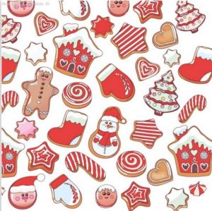 Ubrousky Daisy vánoční Delicious Gingerbread Cookies