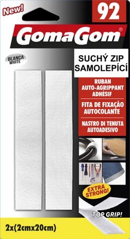 Suchý zip GG 2cmx20cm bílý