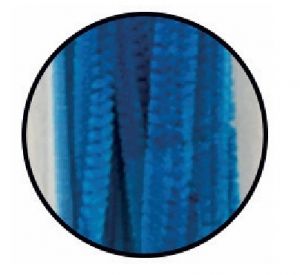Drátky chlupaté modré 6mm, 30cm, 40ks
