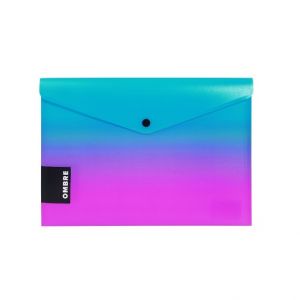 Psaníčko s drukem A4 OMBRE růžová