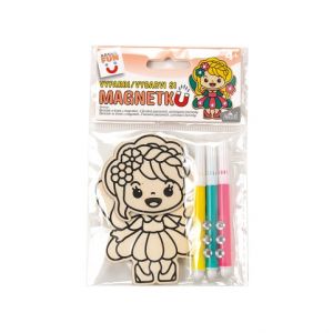 ARGUS Kreativní tvoření vybarvi si magnetku víla 19260010