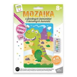 ARGUS Kreativní tvoření mozaika z barevných kamínků - dinosaurus 19350003