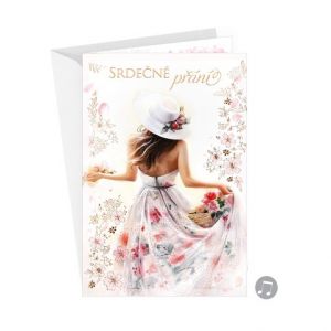 ARGUS Přání k narozeninám, ke svátku hudební 75-8033c