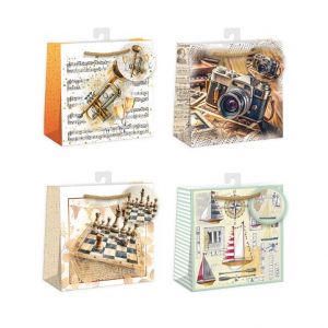 ARGUS Dárková papírová taška 16 x 16 cm mix 12 ks 07250012h