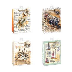 ARGUS Dárková papírová taška 23 x 32 cm mix 12 ks 07550021h