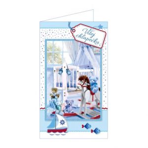 ARGUS Přání k narození dítěte - chlapec 16-635c