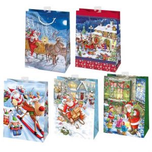 ARGUS Dárková papírová taška (34.5 x 48 cm) mix 10 ks 08939103h