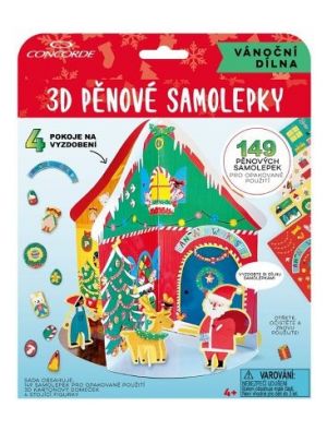 3D penové samolepky CONCORDE Vánocní dílna